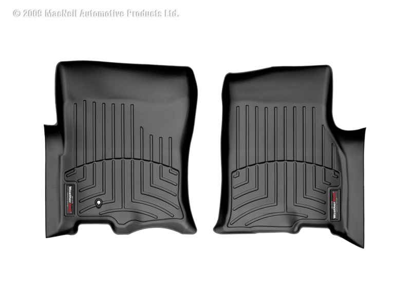 Ford Expedition Floor Mat - Front - WeatherTech - FloorLiner DigitalFit - Black - `07-`10
