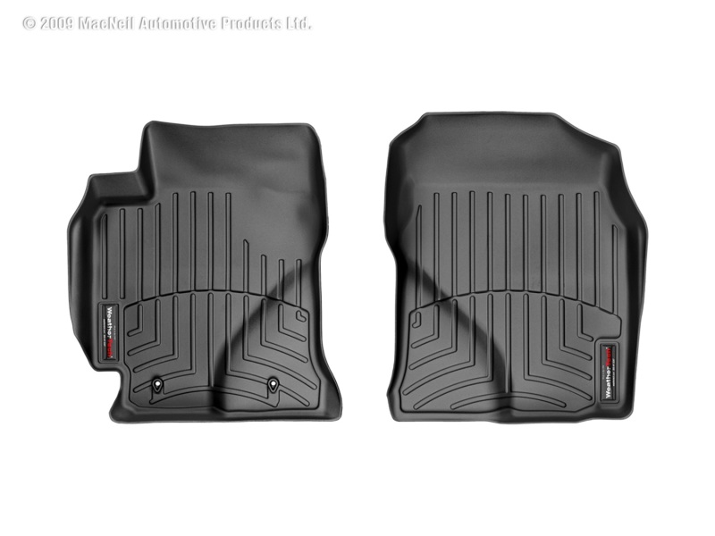 Toyota Corolla FloorLiner - Front - WeatherTech - DigitalFit - Black - `03-`08