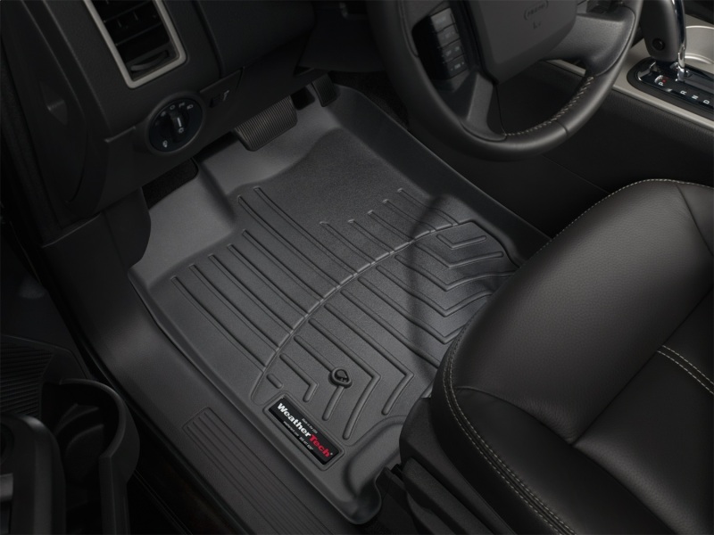 Ford Edge FloorLiner - Front - WeatherTech - DigitalFit - Black - `07-`12