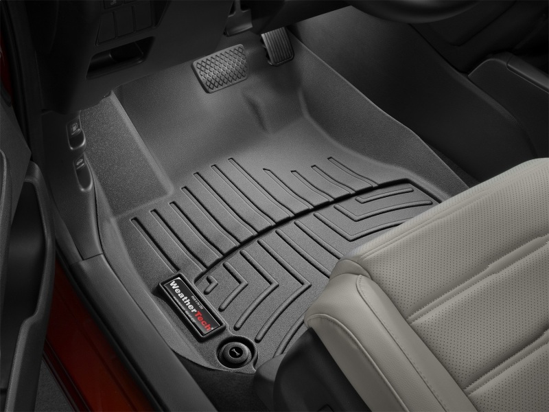 Honda CR-V FloorLiner - Front - WeatherTech - DigitalFit - Black - `17-`27
