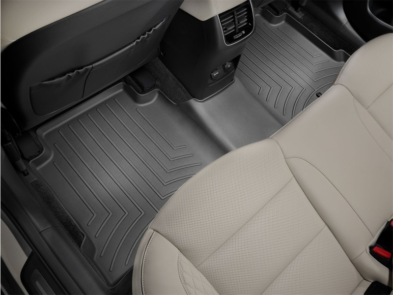 Kia Cadenza FloorLiner - Rear - WeatherTech - DigitalFit - Black - `17-`27