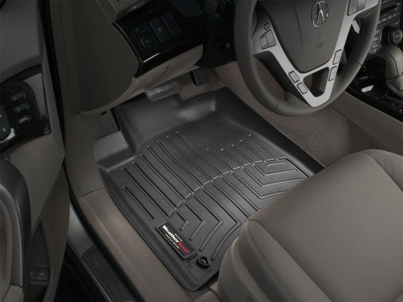 Acura MDX FloorLiner - Front - WeatherTech - DigitalFit - Black - `07-`13
