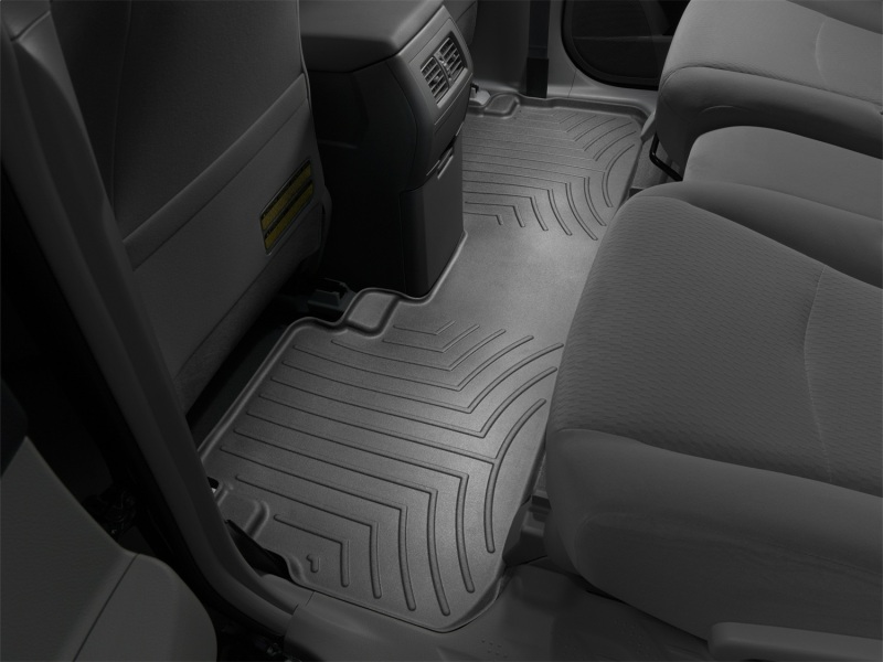 Toyota Highlander FloorLiner - Rear - WeatherTech - DigitalFit - Black - `08-`13