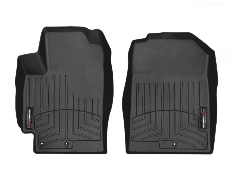 Hyundai Accent FloorLiner - Front - WeatherTech - DigitalFit - Black - `18-`27