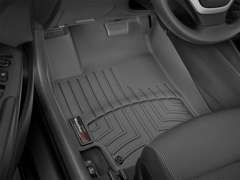 Hyundai Accent FloorLiner - Front - WeatherTech - DigitalFit - Black - `18-`27