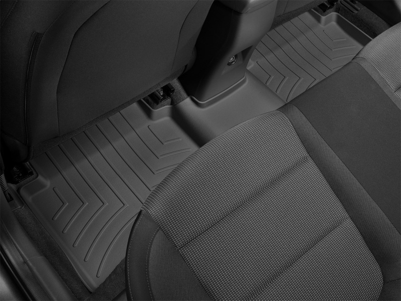 Hyundai Accent Floor Mats - Rear - WeatherTech - FloorLiner DigitalFit - Black - `18-`27