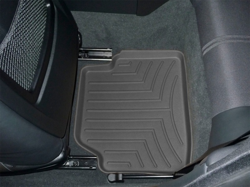 BMW 3 Series Floor Mat - Rear - WeatherTech - DigitalFit - Black - `06-`12