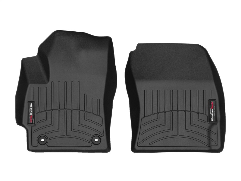 Toyota Corolla Hatchback FloorLiner - Front - WeatherTech - FloorLiner DigitalFit - Black - `19-`27