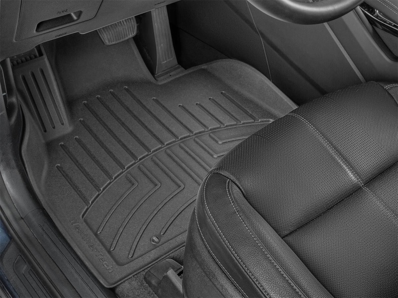 Kia Telluride FloorLiner - Front - WeatherTech - FloorLiner HP - Black - `20-`27