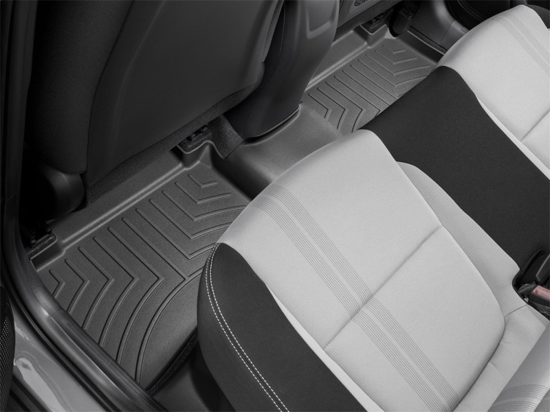 Hyundai Venue FloorLiner - Rear - WeatherTech - DigitalFit - Black - `20-`27