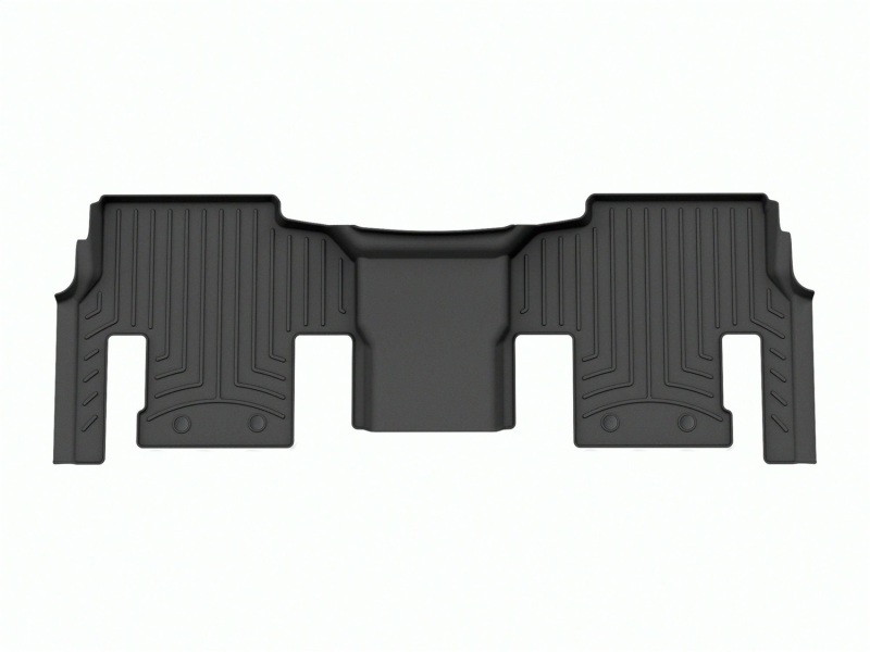 Jeep Wagoneer Floor Mat Set - Rear - WeatherTech - FloorLiner HP - Black - `22-`24