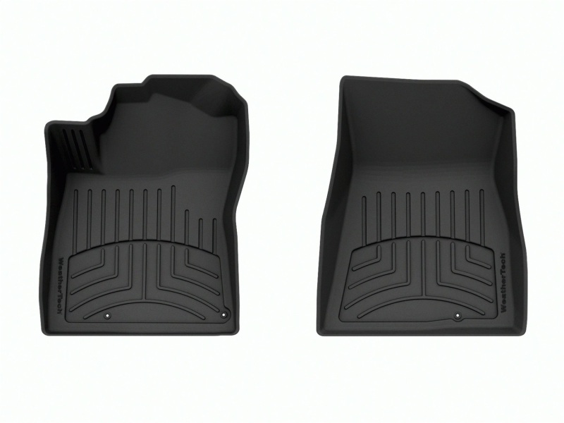 Kia Niro Floor Mats - Front - WeatherTech - FloorLiner HP - Black - `23-`24