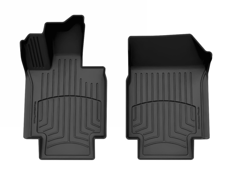 Tesla Cybertruck Floor Mats - Front - WeatherTech - FloorLiner HP - Black - `23-`24