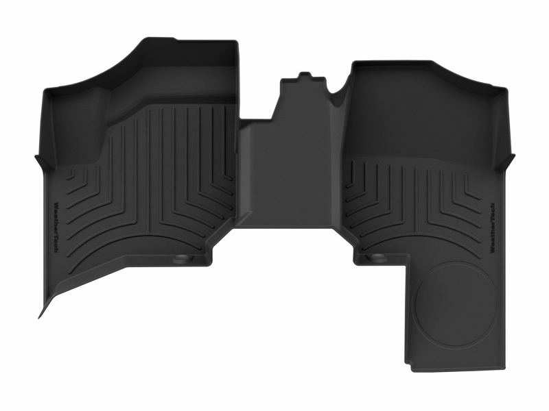 Polaris Ranger Crew XD 1500 FloorLiner - Front - WeatherTech - HP - Black - `24-`26