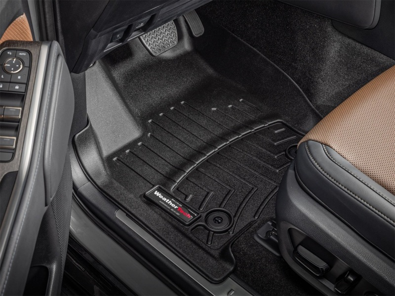 Toyota Land Cruiser FloorLiner - Front - WeatherTech - DigitalFit - Black - `24-`26