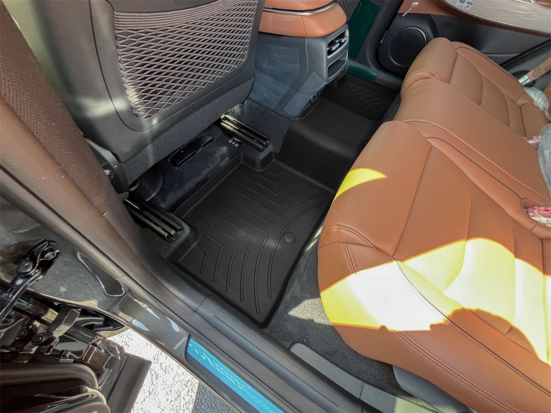 Genesis GV70 Floor Mat Set - Rear - WeatherTech - FloorLiner HP - Black - 2026+