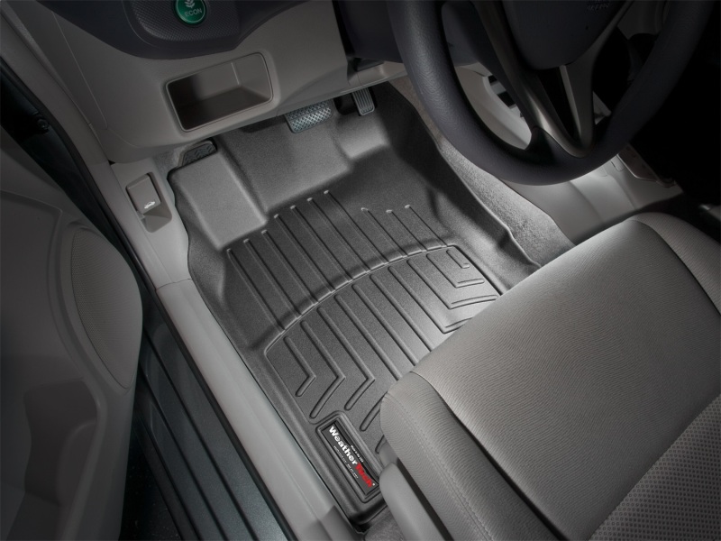 Honda Insight Floor Mats - Front - WeatherTech - DigitalFit - Black - `10-`27