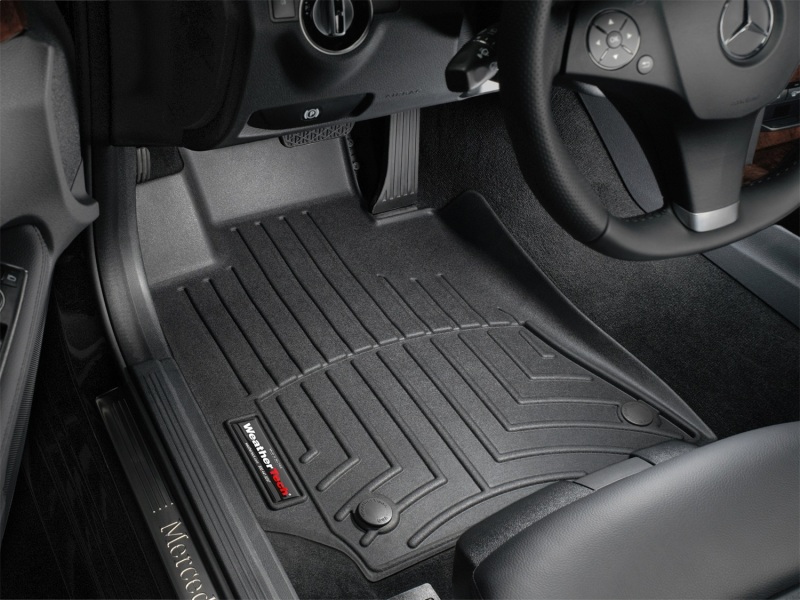 Mercedes-Benz E-Class FloorLiner - Front - WeatherTech - DigitalFit - Black - `10-`27