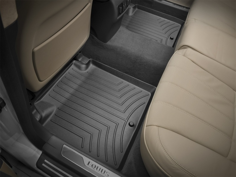 Hyundai Equus FloorLiner - Rear - WeatherTech - DigitalFit - Black - `11-`27