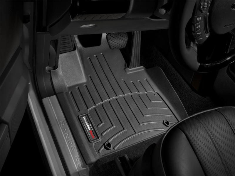 Land Rover Range Rover Floor Liners - Front - WeatherTech - FloorLiner DigitalFit - Black - `11-`27