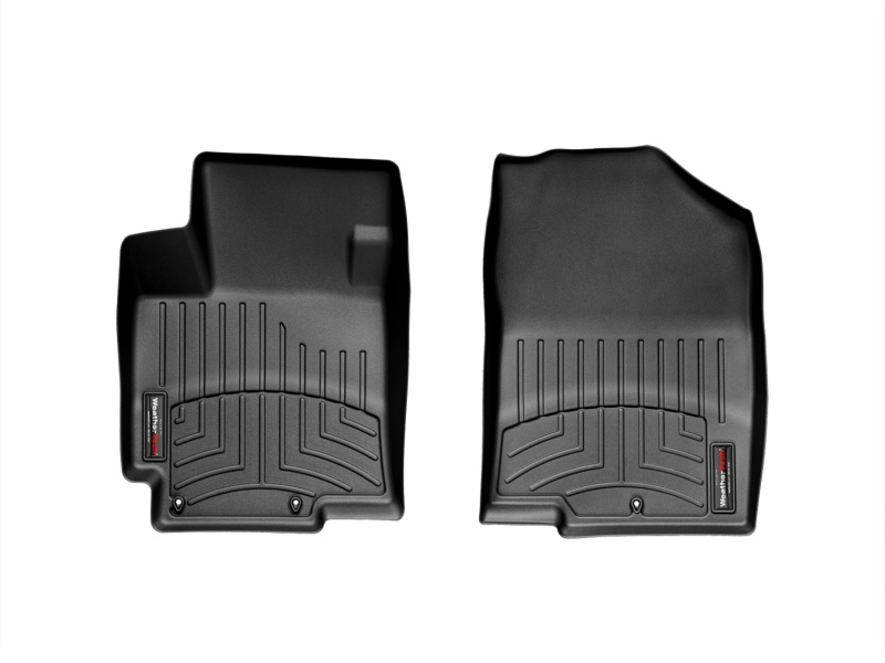 Hyundai Accent FloorLiner - Front - WeatherTech - DigitalFit - Black - `12-`27