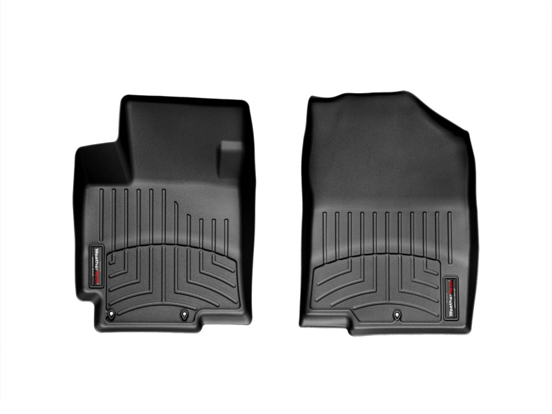 Hyundai Accent FloorLiner - Front - WeatherTech - DigitalFit - Black - `12-`27