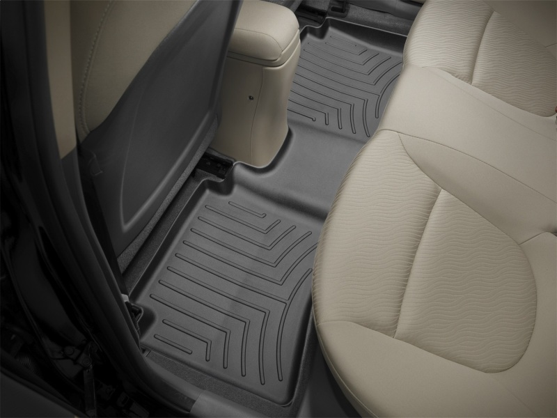 Hyundai Accent FloorLiner - Rear - WeatherTech - DigitalFit - Black - `12-`27