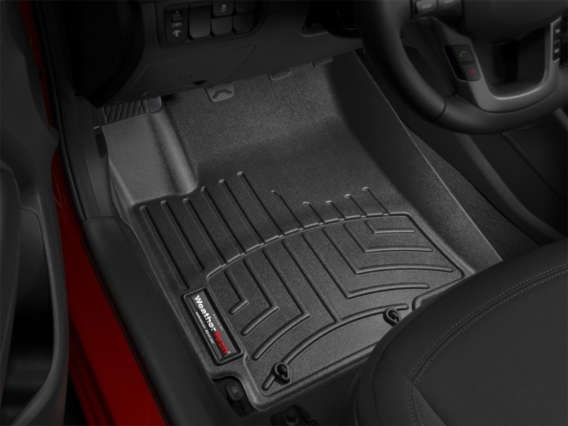 Kia Rio FloorMat - Front - WeatherTech - DigitalFit - Black - `12-`27