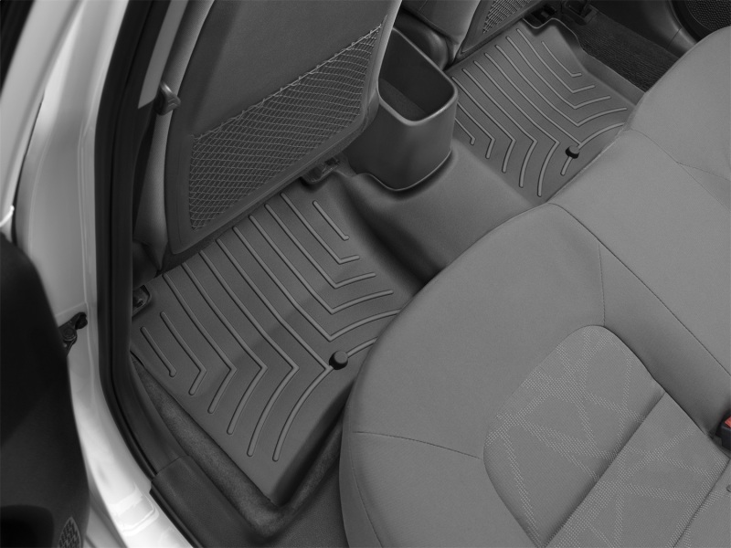 Kia Rio Floor Mat - Rear - WeatherTech - FloorLiner DigitalFit - Black - `13-`27