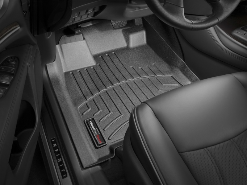 Infiniti JX FloorLiner - Front - WeatherTech - DigitalFit - Black - `13-`27