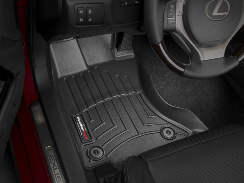 Lexus GS Floor Mats - Front - WeatherTech - DigitalFit - Black - `13-`27