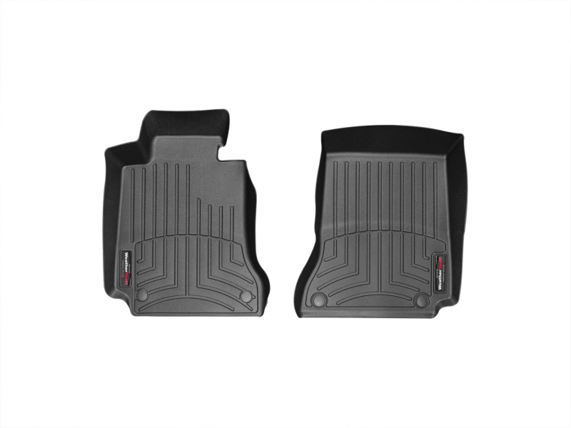Mercedes-Benz C-Class FloorLiner - Front - WeatherTech - DigitalFit - Black - `12-`13