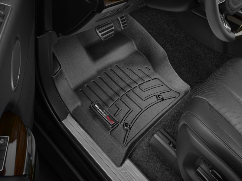 Land Rover Range Rover Floor Liners - Front - WeatherTech - FloorLiner DigitalFit - Black - `13-`27