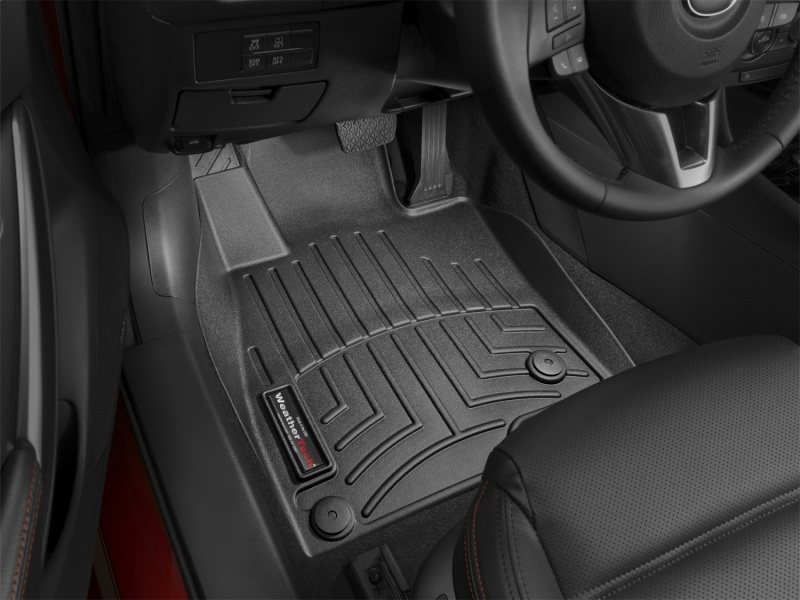 Mazda Mazda3 FloorLiner - Front - WeatherTech - DigitalFit - Black - `14-`27