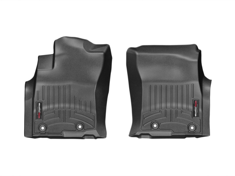 Toyota 4Runner Floormats - Front - WeatherTech - DigitalFit - Black - `13-`27