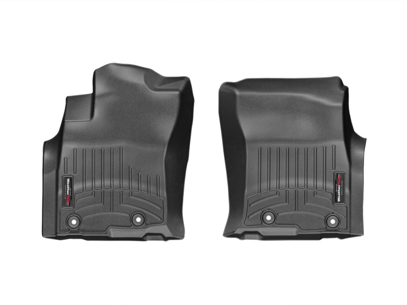Toyota 4Runner Floormats - Front - WeatherTech - DigitalFit - Black - `13-`27