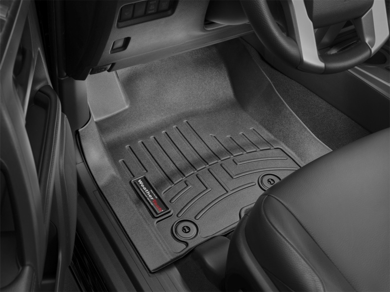 Toyota 4Runner Floormats - Front - WeatherTech - DigitalFit - Black - `13-`27