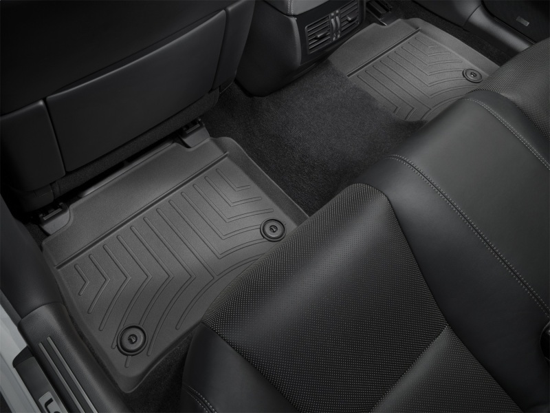 Lexus LS FloorLiner - Rear - WeatherTech - DigitalFit - Black - `13-`27
