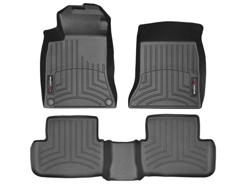 Mercedes-Benz CLA-Class Floor Mats - Front - WeatherTech - FloorLiner DigitalFit - Black - `14-`27