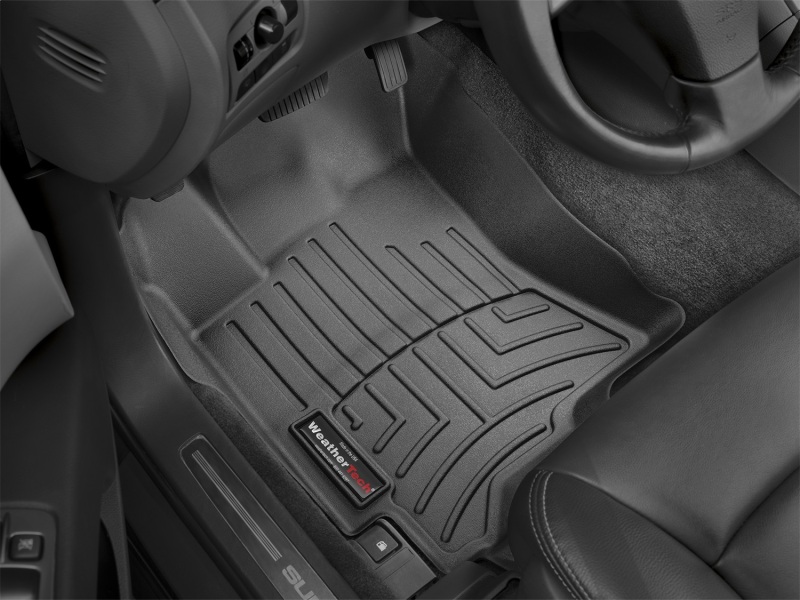 Subaru Tribeca FloorLiner - Front - WeatherTech - DigitalFit - Black - `06-`13