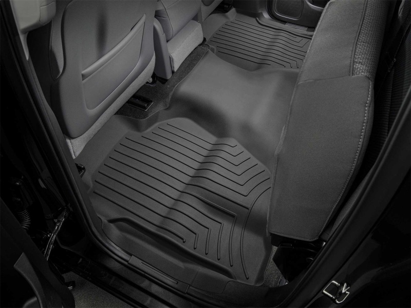 Chevrolet 1500 FloorLiner - Rear - WeatherTech - FloorLiner HP - Black - `14-`18