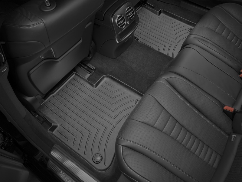 Mercedes-Benz S-Class FloorLiner - Rear - WeatherTech - DigitalFit - Black - `14-`27