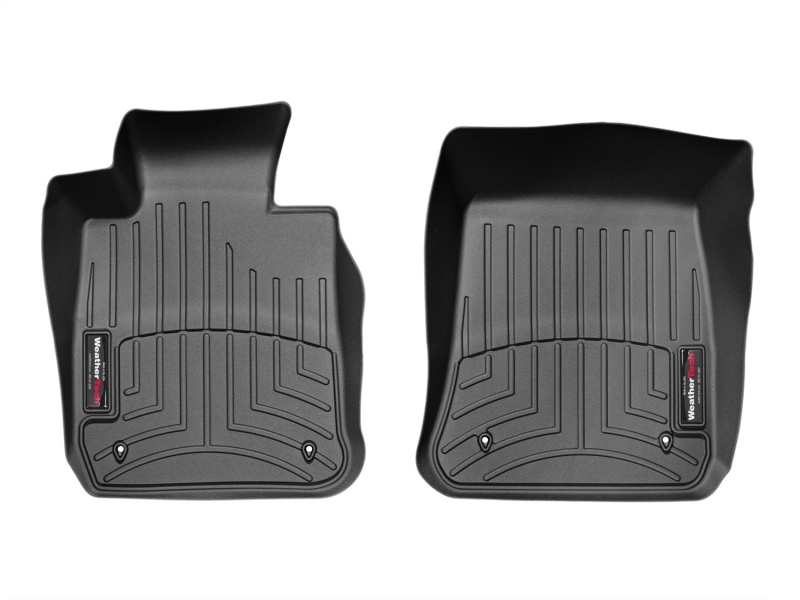 BMW X1 FloorLiner - Front - WeatherTech - DigitalFit - Black - `13-`15