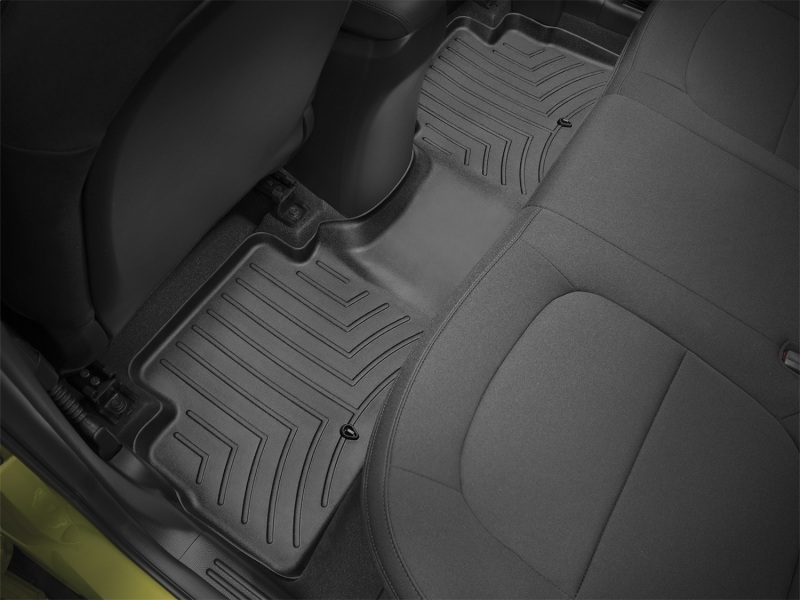 Kia Soul FloorLiner - Rear - WeatherTech - DigitalFit - Black - `14-`27