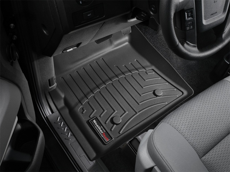 Ford F-150 Front FloorLiner - WeatherTech - DigitalFit - Black - `09-`14