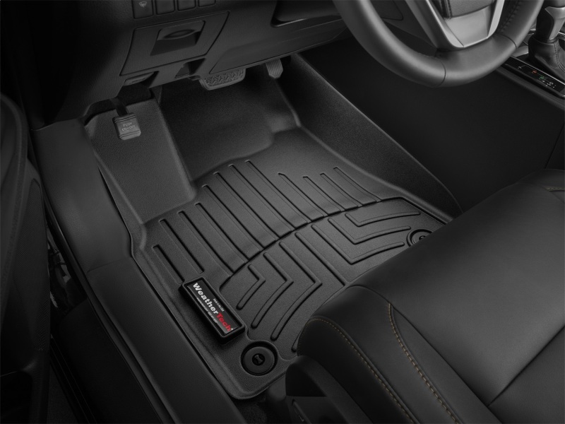 Toyota Highlander Floor Mat Set - Front - WeatherTech - DigitalFit - Black - `14-`15