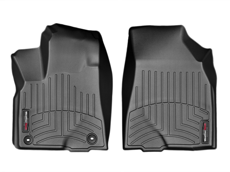 Toyota Highlander Floor Mat Set - Front - WeatherTech - DigitalFit - Black - `14-`15