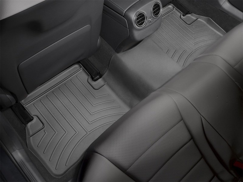 Mercedes-Benz C-Class Rear FloorLiner - WeatherTech - DigitalFit - Black - `15-`27