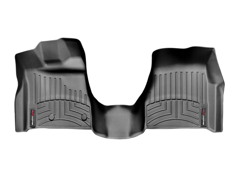 Lincoln Town Car FloorLiner - Front - WeatherTech - DigitalFit - Black - `09-`11