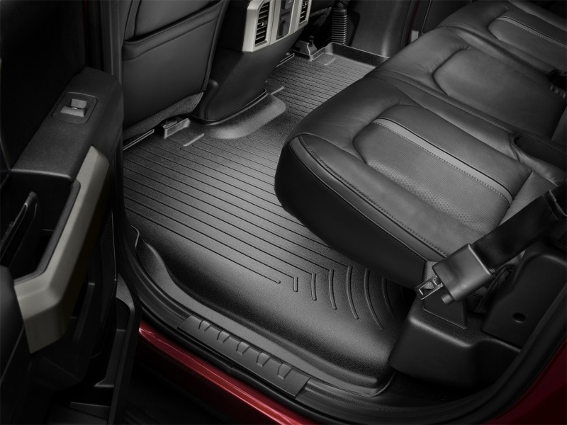 Ford F-150 Floor Mat - Rear - WeatherTech - FloorLiner DigitalFit - Black - 2015